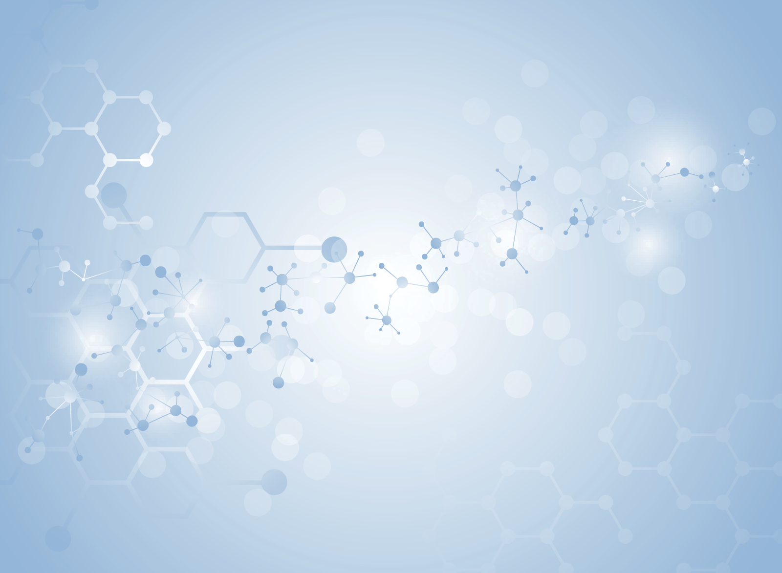 Image of blue rendered molecular structure