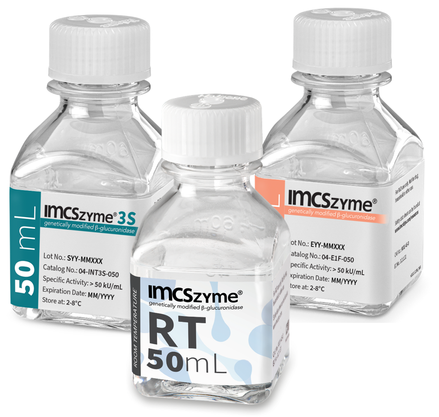 IMCSzyme products - IMCSzyme RT, IMCSzyme E1F, and IMCSzyme 3S